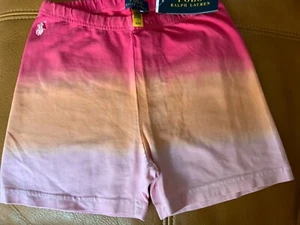 Polo Ralph Lauren Pink tie dye Bikers Shorts Sz L 12-14 youth NWT$35 M - Picture 1 of 2