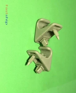 2x Interior Sun Visor Hook Clip Bracket For Toyota Hilux MK6 MK7 2004 05 - 2015 - Picture 1 of 1