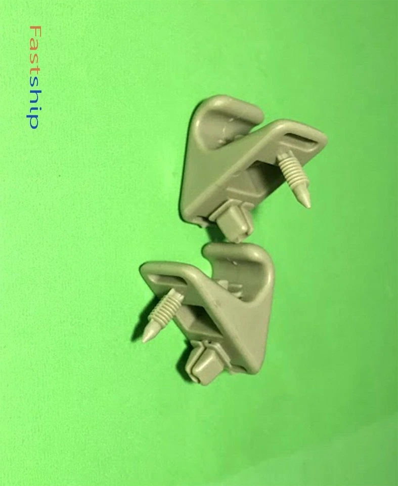 2x Interior Sun Visor Hook Clip Bracket For Toyota Hilux MK6 MK7 2004 05 - 2015 Foto 1 de 1