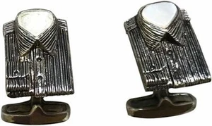 Paul Smith Manschettenknöpfe | Silber Hemd Perlmutt Intarsien | LIMITED EDITION ✨ - Bild 1 von 7