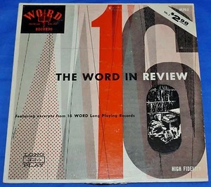 The WORD In Review Vol 2 (16 Sampler) Various Quartets/Choirs Vinyl LP WORD Mono - Picture 1 of 7