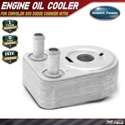 Enfriador de aceite de motor para Chrysler 300 Dodge Charger 2008-2010 Nitro 09-11 Magnum Foto 1 de 4