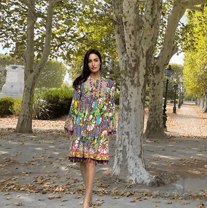 Short Korean Collar Dress by Antica Sartoria Giacomo Cinque - Bild 1 von 2