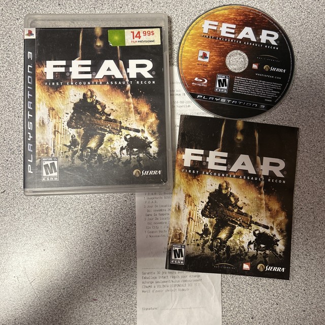 FEAR: First Encounter Assault Recon (Usado) - PS3 - Shock Games