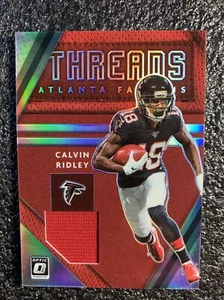 2020 Donruss Optic Football Threads Holo Prizm Calvin Ridley Atlanta Falcons - Picture 1 of 2