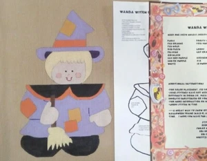 STITCH IN TIME needlepoint HP handpaint WANDA WITCH PO-H01 Canvas + Guide 18m - Picture 1 of 9