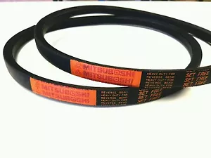 2 Genuine Mitsuboshi PTO Belts For Kubota G2160 Replaces K2110-25030 - Picture 1 of 1