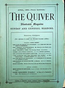 Quiver April 1894 Victorian Magazine Religion Foundlings Hospital Hovis Bread ad