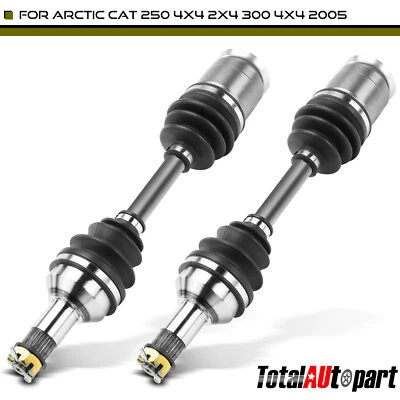 2x Conjunto de eje CV para conductor trasero y pasajero Arctic Cat 250 300 4X4 2005 Foto 1 de 4