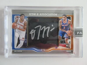 2020-21 Panini Instant NBA Icon Association Obi Toppin Rookie RC Auto SSP 9/10 - Picture 1 of 4