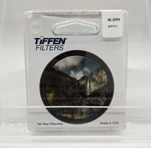 New Tiffen 40.5mm Soft FX 1 Diffusion Filter MFR #405SFX1 - Picture 1 of 8