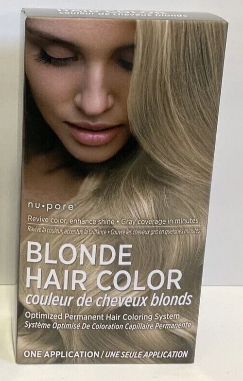 Nu-Pore Blonde Hair Color: Revive Color, Enhance Shine, Gray Coverage in Mins - Image 1 of 1