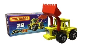 PALA TRACTOR MATCHBOX SUPERFAST VINTAGE (1977) Nº29 EN CAJA K ORIGINAL - Imagen 1 de 8