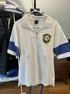 Nike Brazil Bebeto #20 2004 FIFA 100 Year Centenary Jersey - Size Large - Picture 1 of 8
