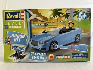 Revell Level 1 Junior Kit Blue Car STEAM New - Picture 1 of 4