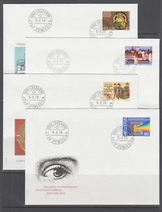 Switzerland Mi 1116/1141, 1978 issues, 4 cplt sets of singles on 11 FDCs - Picture 1 of 4