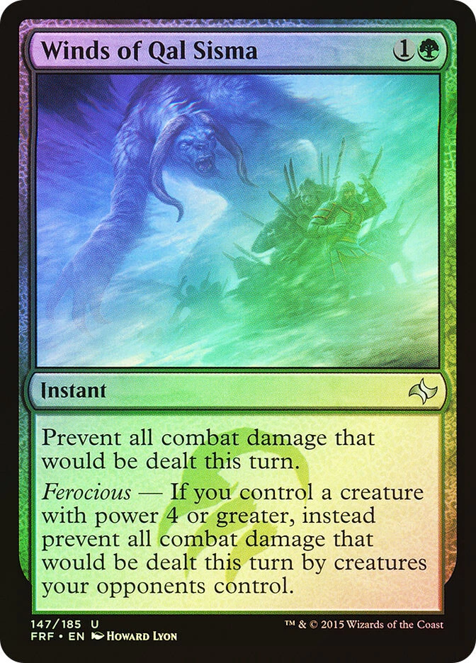MTG FOIL Winds of Qal Sisma  - Fate Reforged #147 - Image 1 of 1