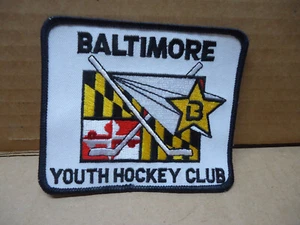 Baltimore Youth Hockey Club cloth patch BALTIMORE MD - Picture 1 of 2