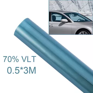 0.5*3M 70% VLT Car Window Tinting Windshield Sun Shade Film Anti-Heat Blue - Picture 1 of 6
