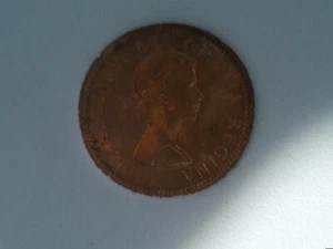 1956 Canada Small Cent Penny Uncirculated Red - Picture 1 of 2
