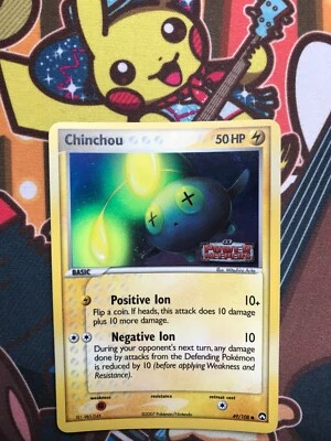 Chinchou Reverse 49/108 ex Power Keepers english Pokemon Karten NM+ - Bild 1 von 2