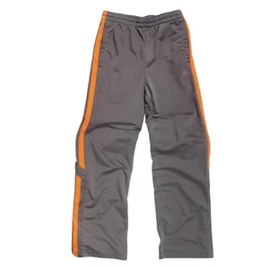 Starter Track Pants Boys Size XXL 18 Windbreaker 90s Gray Orange - Picture 1 of 6