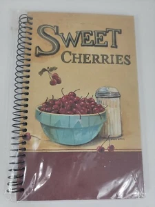 2008 Sweet Cherries Notebook Organizer Planner Travel Journal Studio 18 Rare New - Picture 1 of 6