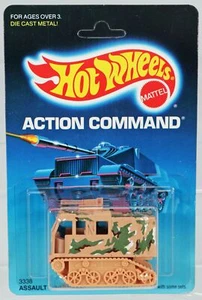 Hot Wheels Assault Crawler Action Command Series - 3338 NRFP 1986 Tan 1:64 - Picture 1 of 4