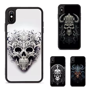 Trendy Cover Black screeching skull For Motorola Moto Google Pixel OnePlus - Picture 1 of 25