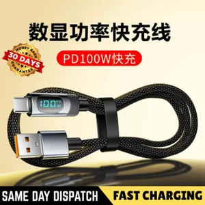Cavo Caricatore Rapido USB Tipo C 100W USB C Cavo Dati per Samsung Galaxy Universale - Foto 1 di 22