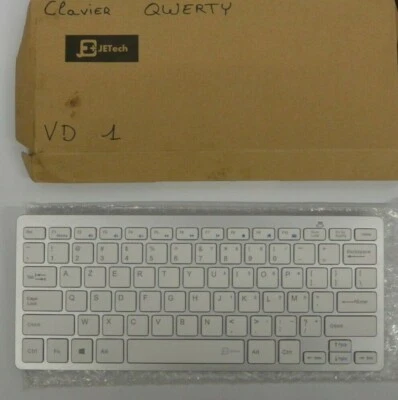 Clavier qwerty JETech ultra plat   w98 - Photo 1/3