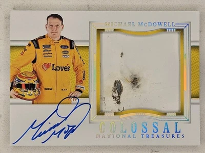 Parche automático colosal Michael McDowell National Treasures 2024 12/25 carrera usado Foto 1 de 4