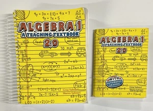Teaching Textbooks Algebra 1 set Textbook and Cds Automated Grading 2.0 Sabouri - Picture 1 of 11