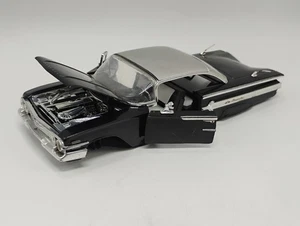 Chevy Impala 1960 Jada Toys escala 1:24 negro PARA REPUESTOS O REPARACIÓN - Imagen 1 de 12