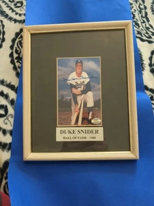 Duke Snider signiert 8x10 Brooklyn Dodgers Foto gerahmt CSC COA HOF - Bild 1 von 13