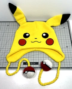 Pokemon Pikachu Gorro Cara Grande Laponder PokeBalls 2012 - Imagen 1 de 9