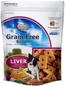 Nutri Source Grain Free Liver Biscuit - 14 Oz - Picture 1 of 2