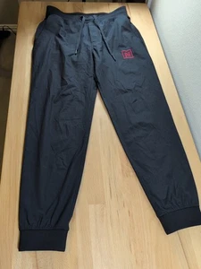 RHOBACK Black Jogger Pants Men's Medium Branded Logo - Picture 1 of 9