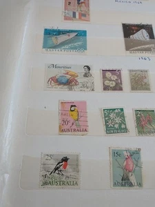 Various Stamps Mexico Mauritius New Zealand Ausy - Picture 1 of 4