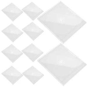 10pcs Disc Protective Boxes Standard DVD Case Portable CD Storage Organizer Box - Afbeelding 1 van 12