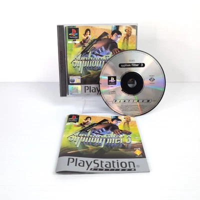 Syphon Filter 3 PS1 COMPLETO PAL ENG Sony Playstation 1 - Testato - Immagine 1 di 4