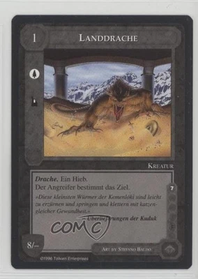 1996 Middle-earth CCG - The Dragons German Land-Drake #LADR - Image 1 of 2