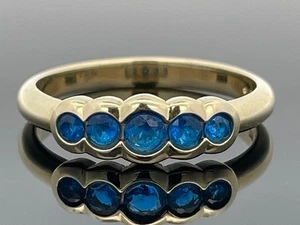 RING GR. 18 (CA.56) AUS 585/-GELBGOLD MIT HAUYN FACETTENREICH  SCHMUCKJAGD - Bild 1 von 3