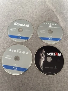 Blu-ray Scream 1-4 film collection - DISCS ONLY - Imagen 1 de 6