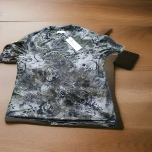 Mens Firetrap Grafic print Glitch Skull Sub T Shirt XXL New With Tags - Picture 1 of 4
