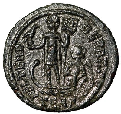 BOAT RIDE Roman Coin with COA Constans I on Galley Ship CERTIFIED AUTHENTIC - Image 1 of 4