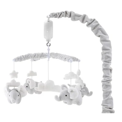 Crib Mobile for Girls or Boys - Soft Grey Musical Baby Crib Mobile with 12 Lu... - Image 1 of 4