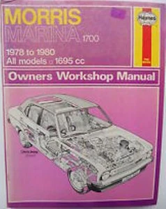 Morris Marina 1700 - todos los modelos - 1978 - 1980 - 1695cc. Manual Haynes. Fin de almacenamiento - Imagen 1 de 1