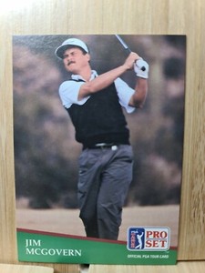 JIM MCGOVERN🏆1991 PGA  Pro Set #155 Golf Card🏆FREE POST