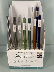 Simply Straws - Glass Straws Multiple Colors Brand New -30% goes back to WSSD! - Bild 1 von 12
